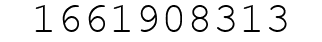 Number 1661908313.