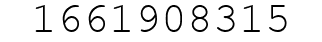 Number 1661908315.