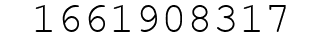 Number 1661908317.