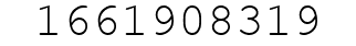 Number 1661908319.
