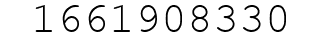 Number 1661908330.