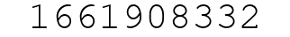 Number 1661908332.