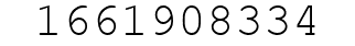Number 1661908334.
