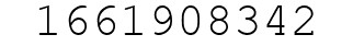 Number 1661908342.