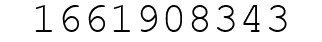 Number 1661908343.