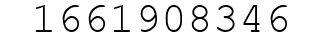 Number 1661908346.