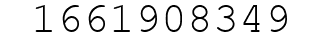 Number 1661908349.