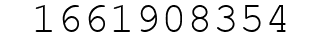 Number 1661908354.