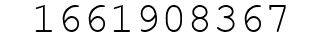 Number 1661908367.