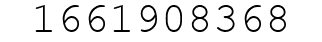 Number 1661908368.