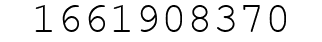Number 1661908370.