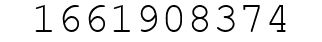Number 1661908374.