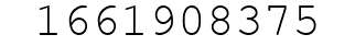 Number 1661908375.