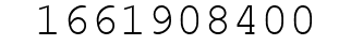 Number 1661908400.