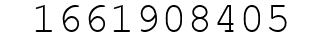 Number 1661908405.