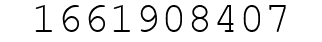 Number 1661908407.