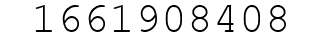 Number 1661908408.