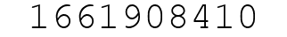 Number 1661908410.