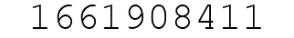 Number 1661908411.