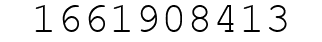 Number 1661908413.