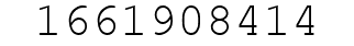 Number 1661908414.