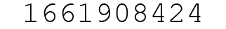 Number 1661908424.