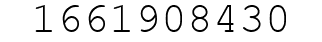 Number 1661908430.