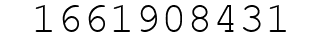Number 1661908431.