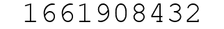 Number 1661908432.