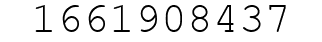 Number 1661908437.