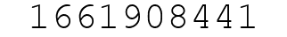 Number 1661908441.