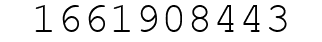 Number 1661908443.