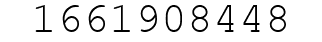 Number 1661908448.