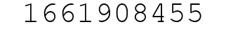 Number 1661908455.
