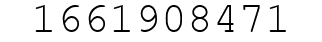 Number 1661908471.