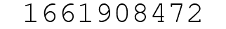 Number 1661908472.