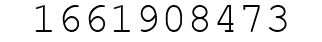 Number 1661908473.