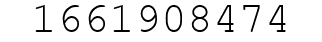 Number 1661908474.