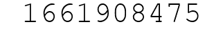 Number 1661908475.
