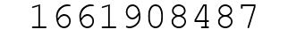 Number 1661908487.