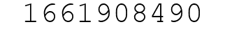 Number 1661908490.