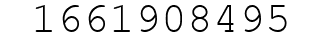 Number 1661908495.