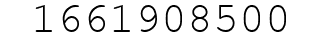 Number 1661908500.