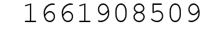 Number 1661908509.