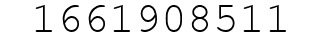 Number 1661908511.