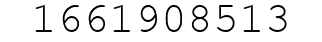 Number 1661908513.