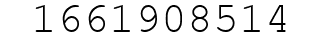 Number 1661908514.