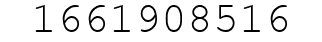 Number 1661908516.