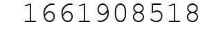 Number 1661908518.