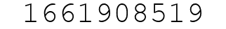 Number 1661908519.